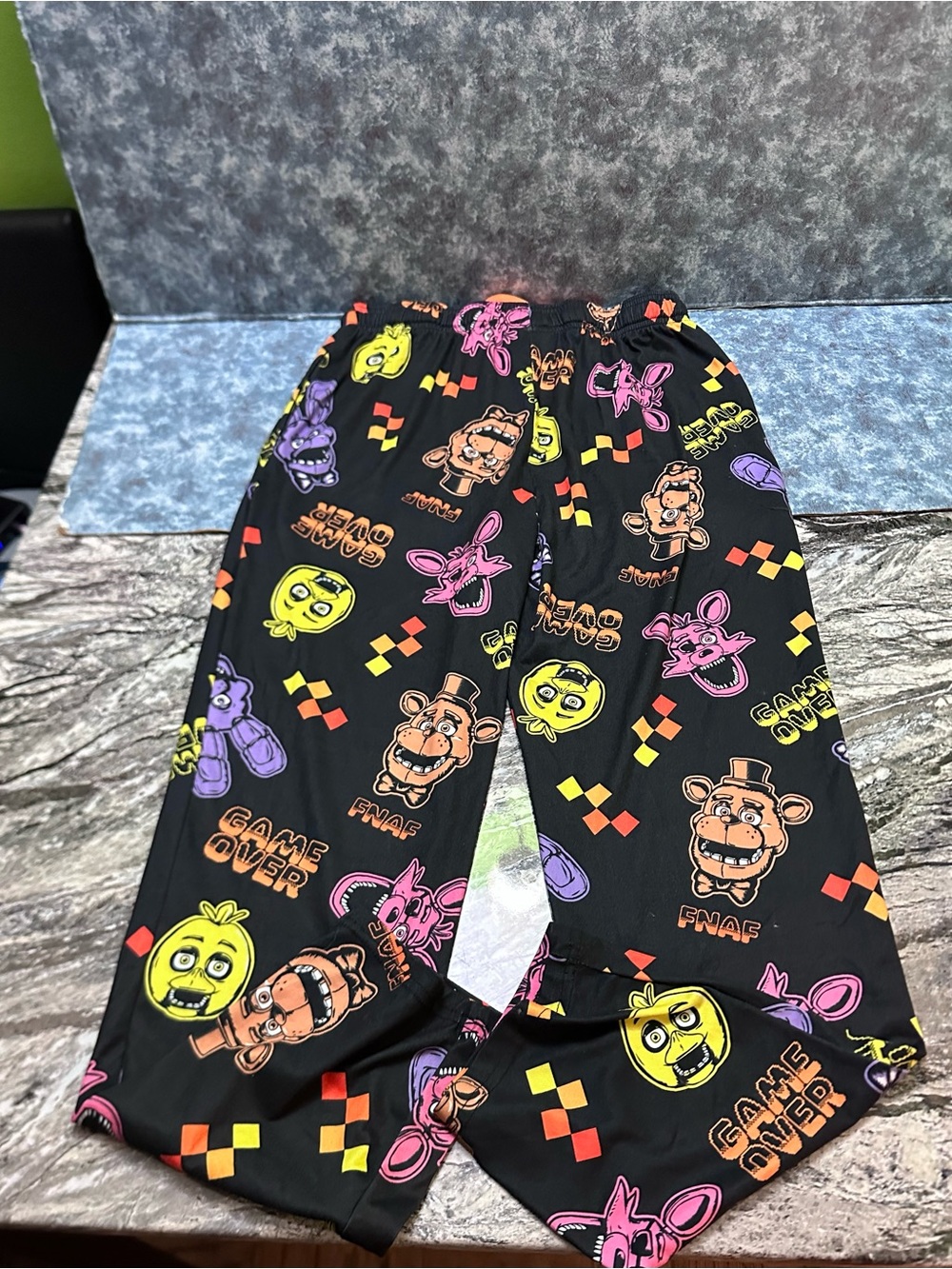 Five Nights At Freddy's Graphic Jogger Pajama Pants S